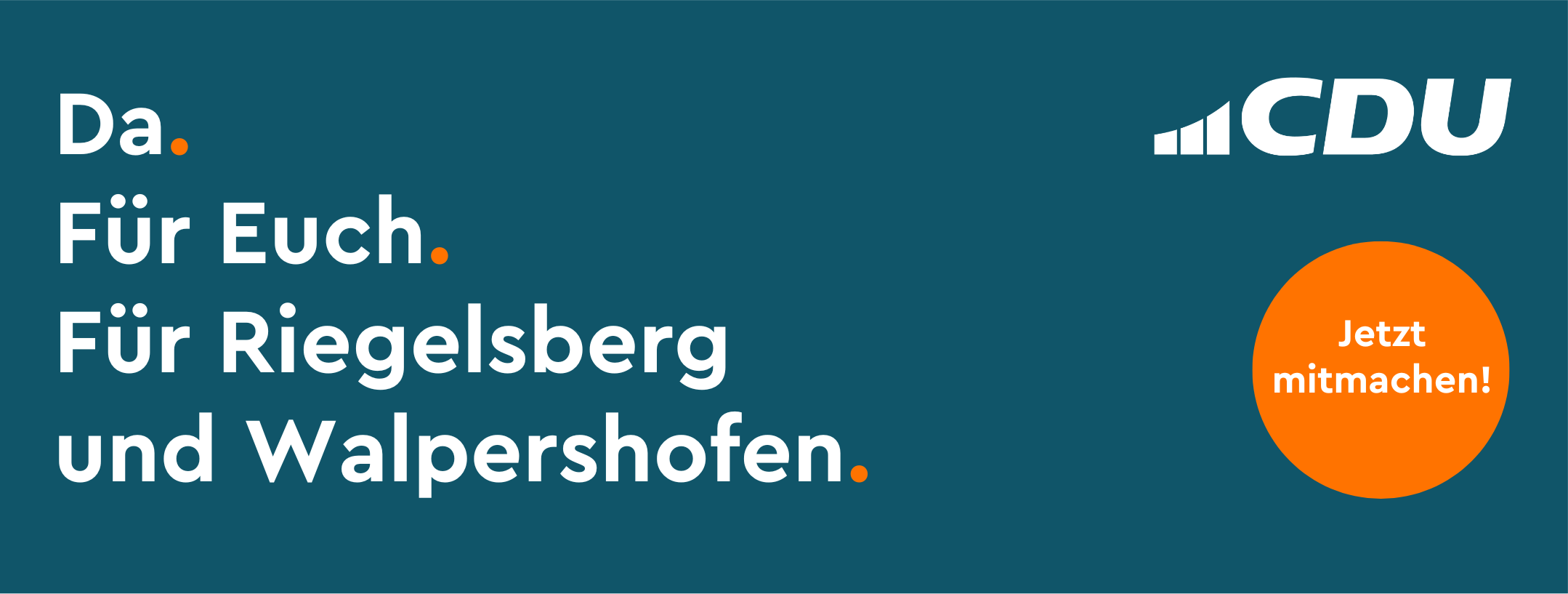Da. Für euch.